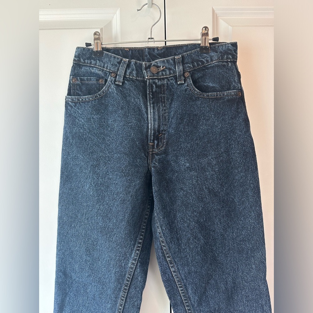Vintage Levi’s 550 Dark Blue Denim Jeans USA Made (Size 29) - Picture 3 of 11